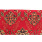 Turkish Upholstery Fabric by the Yard and Meter | Red Topkapi Palace Tulip Pattern Jacquard Fabric for Sofa Chair,Curtain Fabric Turkish Upholstery Fabric by the Yard and Meter | Red Topkapi Palace Tulip Pattern Jacquard Fabric for Sofa Chair,Curtain Fabric