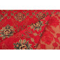Turkish Upholstery Fabric by the Yard and Meter | Red Topkapi Palace Tulip Pattern Jacquard Fabric for Sofa Chair,Curtain Fabric Turkish Upholstery Fabric by the Yard and Meter | Red Topkapi Palace Tulip Pattern Jacquard Fabric for Sofa Chair,Curtain Fabric