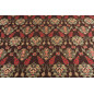 Turkish Upholstery Fabric by the Yard and Meter | Brown Topkapi Palace Tulip Pattern Jacquard Fabric for Sofa Chair,Curtains