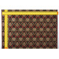 Turkish Upholstery Fabric by the Yard and Meter | Brown Topkapi Palace Tulip Pattern Jacquard Fabric for Sofa Chair,Curtains