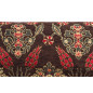 Turkish Upholstery Fabric by the Yard and Meter | Brown Topkapi Palace Tulip Pattern Jacquard Fabric for Sofa Chair,Curtains
