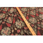 Turkish Upholstery Fabric by the Yard and Meter | Brown Topkapi Palace Tulip Pattern Jacquard Fabric for Sofa Chair,Curtains
