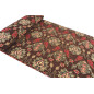 Turkish Upholstery Fabric by the Yard and Meter | Brown Topkapi Palace Tulip Pattern Jacquard Fabric for Sofa Chair,Curtains