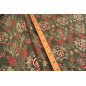 Turkish Upholstery Fabric by the Yard and Meter | Moss Green Topkapi Palace Tulip Pattern Jacquard Fabric for Sofa,Curtains Turkish Upholstery Fabric by the Yard and Meter | Moss Green Topkapi Palace Tulip Pattern Jacquard Fabric for Sofa,Curtains