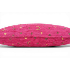 Turkish Fabric Pillow Cover 12x20, Mazenda Pink Boho Throw Pillow, Arabian Night Pattern Decorative Sofa Accent Ethnic Cushion