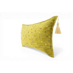 Turkish Fabric Pillow Cover 12x20, Pistachio Green Boho Throw Pillow,Arabian Night Pattern Decorative Sofa Accent Ethnic Cushion