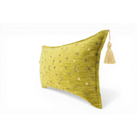 Turkish Fabric Pillow Cover 12x20, Pistachio Green Boho Throw Pillow,Arabian Night Pattern Decorative Sofa Accent Ethnic Cushion