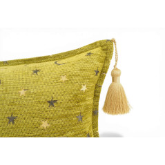 Turkish Fabric Pillow Cover 12x20, Pistachio Green Boho Throw Pillow,Arabian Night Pattern Decorative Sofa Accent Ethnic Cushion