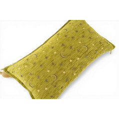 Turkish Fabric Pillow Cover 12x20, Pistachio Green Boho Throw Pillow,Arabian Night Pattern Decorative Sofa Accent Ethnic Cushion