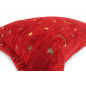 Turkish Fabric Pillow Cover 12x20, Red Boho Throw Pillow, Arabian Night Pattern Decorative Sofa Accent Ethnic Cushion Case