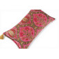 Turkish Fabric Pillow Cover 12x20, Mazenda Pink Boho Throw Pillow, Morocco Tulip Pattern Decorative Sofa Accent Ethnic Cushion Turkish Fabric Pillow Cover 12x20, Mazenda Pink Boho Throw Pillow, Morocco Tulip Pattern Decorative Sofa Accent Ethnic Cushion