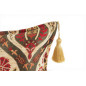 Turkish Fabric Pillow Cover 12x20, Beige Boho Throw Pillow, Morocco Tulip Pattern Decorative Sofa Accent Ethnic Cushion Case Turkish Fabric Pillow Cover 12x20, Beige Boho Throw Pillow, Morocco Tulip Pattern Decorative Sofa Accent Ethnic Cushion Case