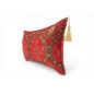 Turkish Fabric Pillow Cover 12x20, Red Boho Throw Pillow, Morocco Tulip Pattern Decorative Sofa Accent Ethnic Cushion Case Turkish Fabric Pillow Cover 12x20, Red Boho Throw Pillow, Morocco Tulip Pattern Decorative Sofa Accent Ethnic Cushion Case