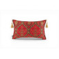 Turkish Fabric Pillow Cover 12x20, Red Boho Throw Pillow, Morocco Tulip Pattern Decorative Sofa Accent Ethnic Cushion Case Turkish Fabric Pillow Cover 12x20, Red Boho Throw Pillow, Morocco Tulip Pattern Decorative Sofa Accent Ethnic Cushion Case
