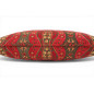 Turkish Fabric Pillow Cover 12x20, Red Boho Throw Pillow, Morocco Tulip Pattern Decorative Sofa Accent Ethnic Cushion Case Turkish Fabric Pillow Cover 12x20, Red Boho Throw Pillow, Morocco Tulip Pattern Decorative Sofa Accent Ethnic Cushion Case