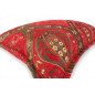 Turkish Fabric Pillow Cover 12x20, Red Boho Throw Pillow, Morocco Tulip Pattern Decorative Sofa Accent Ethnic Cushion Case Turkish Fabric Pillow Cover 12x20, Red Boho Throw Pillow, Morocco Tulip Pattern Decorative Sofa Accent Ethnic Cushion Case