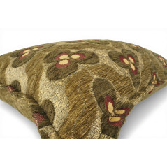 Turkish Fabric Pillow Cover 12x20, Moss Green Boho Throw Pillow, Tigers Eye Pattern Decorative Sofa Accent Ethnic Cushion Case