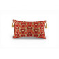 Turkish Fabric Pillow Cover 12x20, Red Boho Throw Pillow, Tigers Eye Pattern Decorative Sofa Accent Ethnic Cushion Case Turkish Fabric Pillow Cover 12x20, Red Boho Throw Pillow, Tigers Eye Pattern Decorative Sofa Accent Ethnic Cushion Case