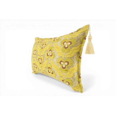 Turkish Fabric Pillow Cover 12x20, Pistachio Green Boho Throw Pillow, Tigers Eye Pattern Decorative Sofa Accent Ethnic Cushion