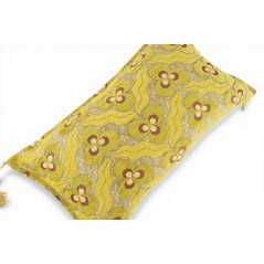 Turkish Fabric Pillow Cover 12x20, Pistachio Green Boho Throw Pillow, Tigers Eye Pattern Decorative Sofa Accent Ethnic Cushion