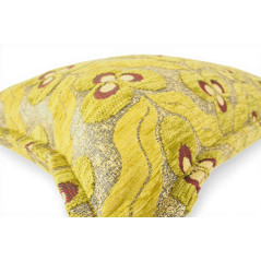 Turkish Fabric Pillow Cover 12x20, Pistachio Green Boho Throw Pillow, Tigers Eye Pattern Decorative Sofa Accent Ethnic Cushion