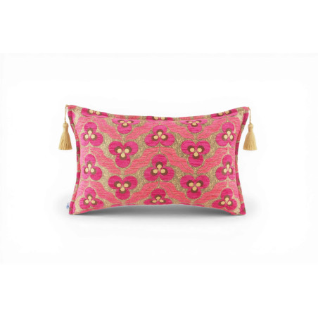 pink fabric pillow