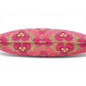 Turkish Fabric Pillow Cover 12x20, Mazenda Pink Boho Throw Pillow, Tigers Eye Pattern Decorative Sofa Accent Ethnic Cushion Case Turkish Fabric Pillow Cover 12x20, Mazenda Pink Boho Throw Pillow, Tigers Eye Pattern Decorative Sofa Accent Ethnic Cushion Case