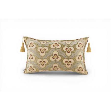 beige fabric cushion cover