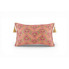 pink fabric cushion cover