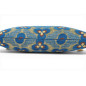 Turkish Fabric Pillow Cover 12x20, Royal Blue Boho Throw Pillow, Tigers Eye Pattern Decorative Sofa Accent Ethnic Cushion Case Turkish Fabric Pillow Cover 12x20, Royal Blue Boho Throw Pillow, Tigers Eye Pattern Decorative Sofa Accent Ethnic Cushion Case