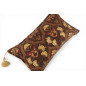 Turkish Fabric Pillow Cover 12x20, Brown Boho Throw Pillow, Carnation Pattern Decorative Sofa Accent Ethnic Cushion Case Turkish Fabric Pillow Cover 12x20, Brown Boho Throw Pillow, Carnation Pattern Decorative Sofa Accent Ethnic Cushion Case