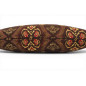 Turkish Fabric Pillow Cover 12x20, Brown Boho Throw Pillow, Carnation Pattern Decorative Sofa Accent Ethnic Cushion Case Turkish Fabric Pillow Cover 12x20, Brown Boho Throw Pillow, Carnation Pattern Decorative Sofa Accent Ethnic Cushion Case
