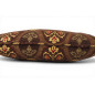 Turkish Fabric Pillow Cover 12x20, Brown Boho Throw Pillow, Carnation Pattern Decorative Sofa Accent Ethnic Cushion Case Turkish Fabric Pillow Cover 12x20, Brown Boho Throw Pillow, Carnation Pattern Decorative Sofa Accent Ethnic Cushion Case