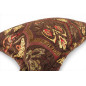Turkish Fabric Pillow Cover 12x20, Brown Boho Throw Pillow, Carnation Pattern Decorative Sofa Accent Ethnic Cushion Case Turkish Fabric Pillow Cover 12x20, Brown Boho Throw Pillow, Carnation Pattern Decorative Sofa Accent Ethnic Cushion Case