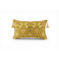 Turkish Fabric Pillow Cover 12x20, Pistachio Green Boho Throw Pillow, Carnation Pattern Decorative Sofa Accent Ethnic Cushion