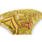 Turkish Fabric Pillow Cover 12x20, Pistachio Green Boho Throw Pillow, Carnation Pattern Decorative Sofa Accent Ethnic Cushion
