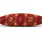 Turkish Fabric Pillow Cover 12x20, Red Boho Throw Pillow, Carnation Pattern Decorative Sofa Accent Ethnic Cushion Case Turkish Fabric Pillow Cover 12x20, Red Boho Throw Pillow, Carnation Pattern Decorative Sofa Accent Ethnic Cushion Case
