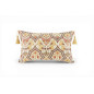Turkish Fabric Pillow Cover 12x20, Beige Boho Throw Pillow, Carnation Pattern Decorative Sofa Accent Ethnic Cushion Case Turkish Fabric Pillow Cover 12x20, Beige Boho Throw Pillow, Carnation Pattern Decorative Sofa Accent Ethnic Cushion Case