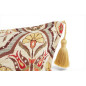 Turkish Fabric Pillow Cover 12x20, Beige Boho Throw Pillow, Carnation Pattern Decorative Sofa Accent Ethnic Cushion Case Turkish Fabric Pillow Cover 12x20, Beige Boho Throw Pillow, Carnation Pattern Decorative Sofa Accent Ethnic Cushion Case