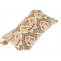 Turkish Fabric Pillow Cover 12x20, Beige Boho Throw Pillow, Carnation Pattern Decorative Sofa Accent Ethnic Cushion Case Turkish Fabric Pillow Cover 12x20, Beige Boho Throw Pillow, Carnation Pattern Decorative Sofa Accent Ethnic Cushion Case