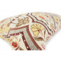 Turkish Fabric Pillow Cover 12x20, Beige Boho Throw Pillow, Carnation Pattern Decorative Sofa Accent Ethnic Cushion Case Turkish Fabric Pillow Cover 12x20, Beige Boho Throw Pillow, Carnation Pattern Decorative Sofa Accent Ethnic Cushion Case