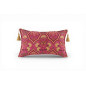 Turkish Fabric Pillow Cover 12x20, Mazenda Pink Boho Throw Pillow, Carnation Pattern Decorative Sofa Accent Ethnic Cushion Case Turkish Fabric Pillow Cover 12x20, Mazenda Pink Boho Throw Pillow, Carnation Pattern Decorative Sofa Accent Ethnic Cushion Case