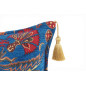 Turkish Fabric Pillow Cover 12x20, Royal Blue Boho Throw Pillow,Caucasus Carnation Pattern Decorative Sofa Accent Ethnic Cushion Turkish Fabric Pillow Cover 12x20, Royal Blue Boho Throw Pillow,Caucasus Carnation Pattern Decorative Sofa Accent Ethnic Cushion