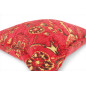 Turkish Fabric Pillow Cover 12x20, Red Boho Throw Pillow, Caucasus Carnation Pattern Decorative Sofa Accent Ethnic Cushion Case Turkish Fabric Pillow Cover 12x20, Red Boho Throw Pillow, Caucasus Carnation Pattern Decorative Sofa Accent Ethnic Cushion Case