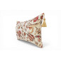 Turkish Fabric Pillow Cover 12x20, Beige Boho Throw Pillow,Caucasus Carnation Pattern Decorative Sofa Accent Ethnic Cushion Case Turkish Fabric Pillow Cover 12x20, Beige Boho Throw Pillow,Caucasus Carnation Pattern Decorative Sofa Accent Ethnic Cushion Case