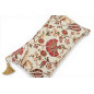 Turkish Fabric Pillow Cover 12x20, Beige Boho Throw Pillow,Caucasus Carnation Pattern Decorative Sofa Accent Ethnic Cushion Case Turkish Fabric Pillow Cover 12x20, Beige Boho Throw Pillow,Caucasus Carnation Pattern Decorative Sofa Accent Ethnic Cushion Case