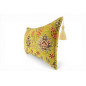 Turkish Fabric Pillow Cover 12x20,Pistachio Green Boho Throw Pillow,Topkapi Palace Pattern Decorative Sofa Accent Ethnic Cushion