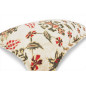Turkish Fabric Pillow Cover 12x20, Beige Boho Throw Pillow, Topkapi Palace Pattern Decorative Sofa Accent Ethnic Cushion Case Turkish Fabric Pillow Cover 12x20, Beige Boho Throw Pillow, Topkapi Palace Pattern Decorative Sofa Accent Ethnic Cushion Case