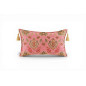 Turkish Fabric Pillow Cover 12x20, Pale Pink Boho Throw Pillow,Topkapi Palace Pattern Decorative Sofa Accent Ethnic Cushion Case