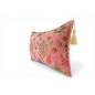 Turkish Fabric Pillow Cover 12x20, Pale Pink Boho Throw Pillow,Topkapi Palace Pattern Decorative Sofa Accent Ethnic Cushion Case